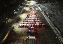 Накануне, 26 декабря, на территории Тульской области состоялся новогодний флешмоб, участниками которого стали 79 автомобилистов