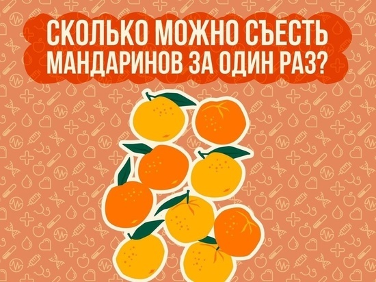 Жители Серпухова узнали дневную норму мандаринов
