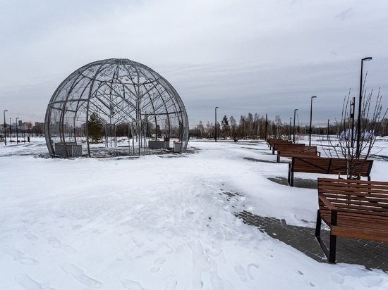 Парк «Арена» возле нового ЛДС в Новосибирске подготовили к открытию