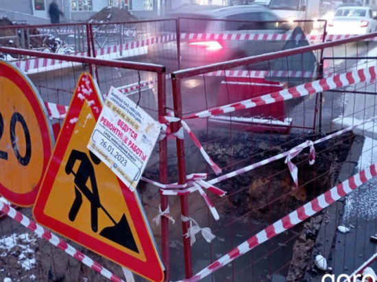 В Липецке ремонтные работы на дороге закончат к концу января