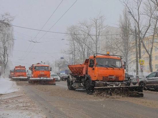 366 единиц спецтехники очищают от снега дороги в Курской области