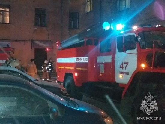 Мужчина погиб в пожаре в центре Кирова