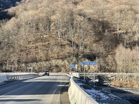 Уничтоженную ледником Колка дорогу открыли в Северной Осетии