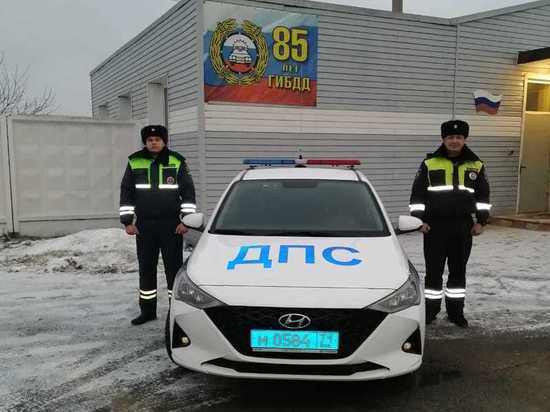 Инспекторы ДПС помогли жителям Воронежской области добраться в Тёплое