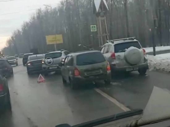 В Пензе произошло массовое ДТП на Окружной