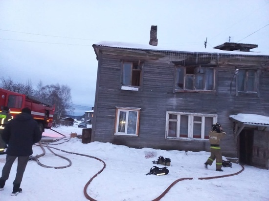 Жилой дом вспыхнул в Сортавала из-за нарушения противопожарных правил