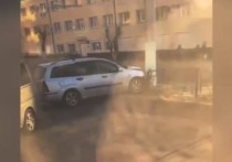 Три автомобиля столкнулись днем 30 декабря возле транспортного кольца в районе пересечения улиц Бабушкина и Баргузинской в Чите