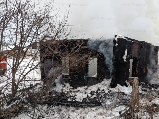 В Бугурусланском районе на пожаре погибла пенсионерка