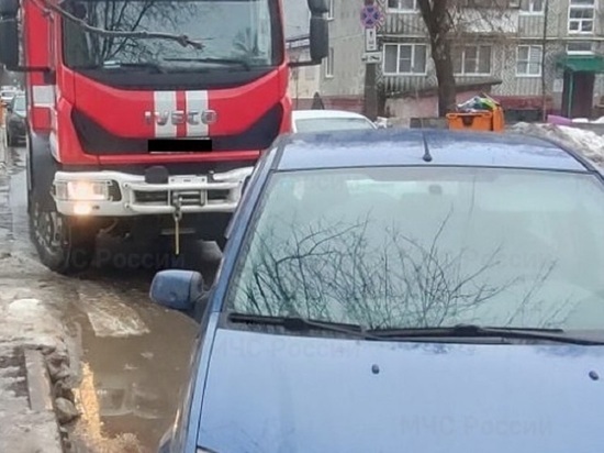 Пешехода сбили в центре Калуги под Новый год