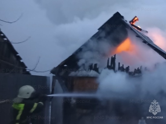 Баня сгорела 31 декабря под Калугой