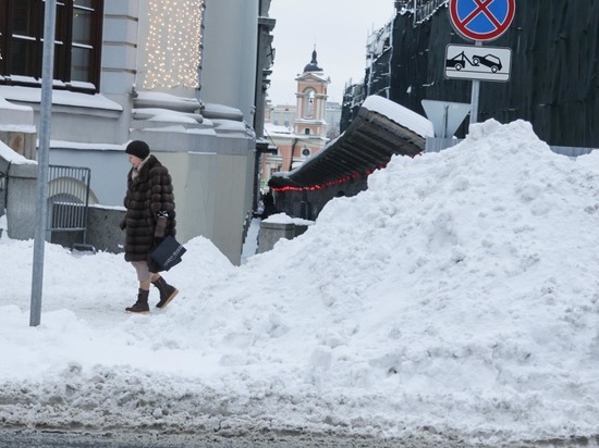 В Москве объявили "желтый" уровень погодной опасности из-за снегопада