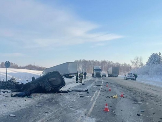 Погибли 5 человек: в Кузбассе произошло ДТП с участием легковушки и грузовика