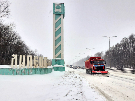В Липецке ожидается мокрый снег и до -4 мороза