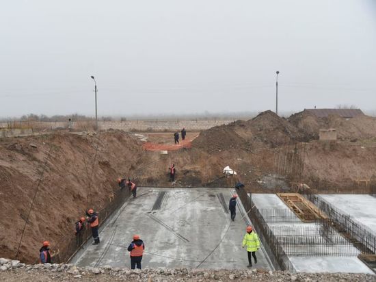В Астрахани продолжается реконструкция северных очистных сооружений