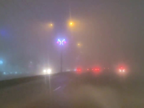 На дорогах в Ставрополе усилился туман