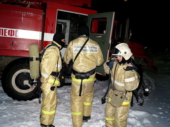 В одном из жилых домов Северодвинска произошёл пожар