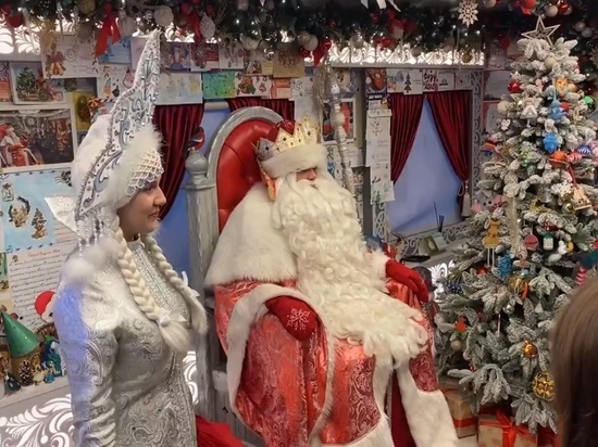Дед Мороз из Великого Устюга приехал в Выборг в четверг