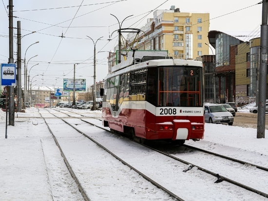В Новосибирске с 6 по 9 января изменят схему движения трамваев левобережья