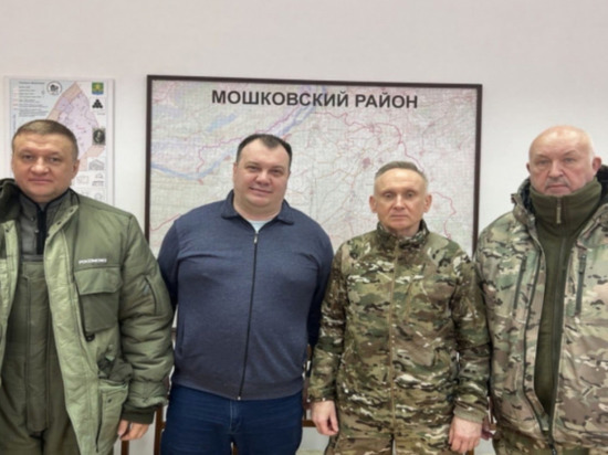 Командир батальона «Вега» провел встречу с главой района Новосибирской области
