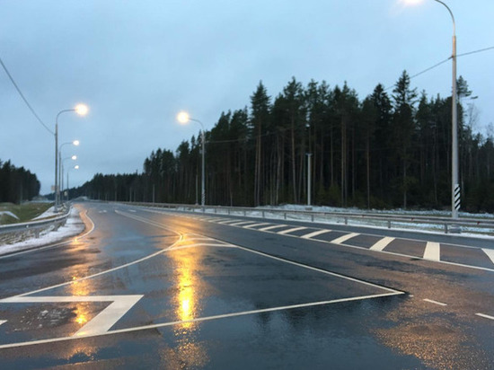 Около 56 км линий освещения появились в Ленобласти в 2022 году