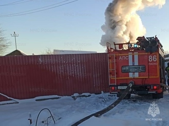 Меньше часа тушили горящий дом в деревне под Тосно