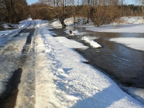 Под Малоярославцем река чуть не затопила две деревни
