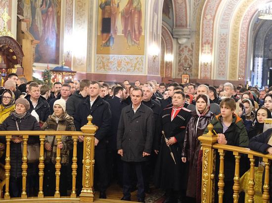 Вениамин Кондратьев поздравил кубанцев с Рождеством Христовым