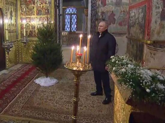 Путин поздравил православных христиан с Рождеством Христовым