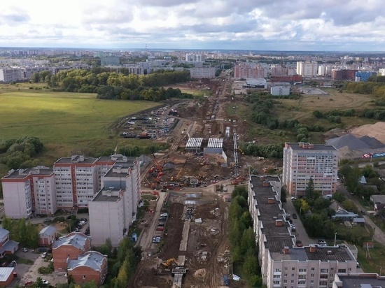Третий этап строительства улицы Поэта Романова продолжается в Вологде