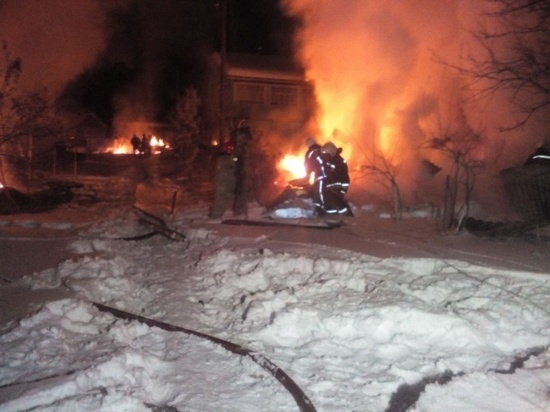 В Пушкино сгорел жилой дом на 5 семей