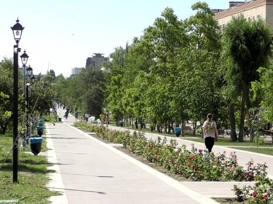 В Волгограде преобразился бульвар вдоль проспекта Жукова