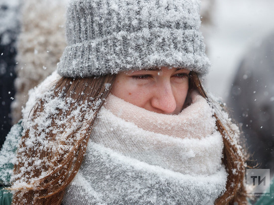 До – 41 градуса похолодает в Татарстане 9 января