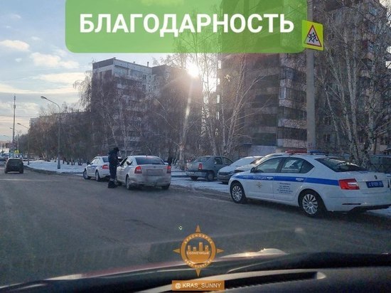 В Рождество красноярские гаишники оставили свой пост ради спасения жизни малыша