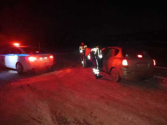 В Пензенской области инспекторы ДПС помогли семье не замерзнуть в сломанном авто