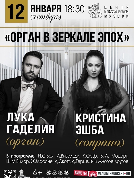 Во Владимире выступят музыканты мирового уровня
