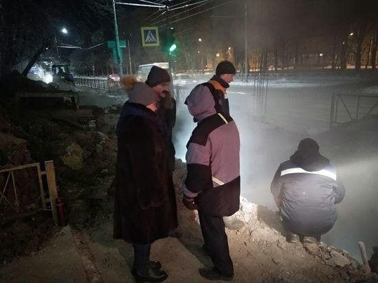 Сорокина сообщила о ходе работ по ликвидации аварии на теплотрассе в Рязани