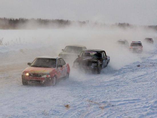 В Тюменской области прошли снежные гонки на автомобилях