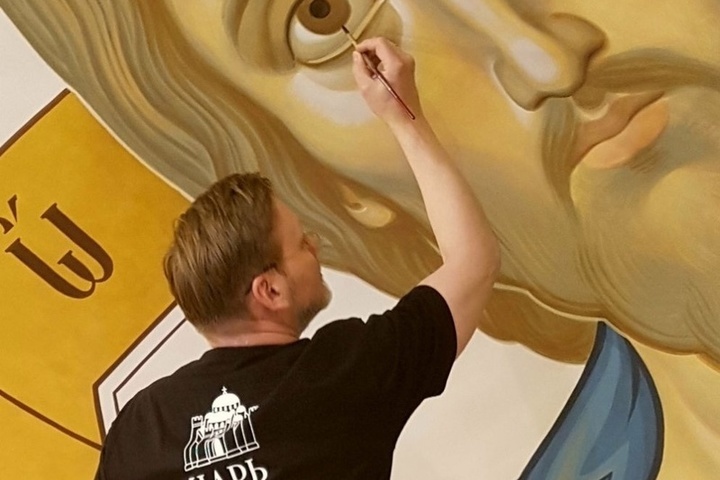 Завершились работы по росписи Богоявленский собор Костромского кремля