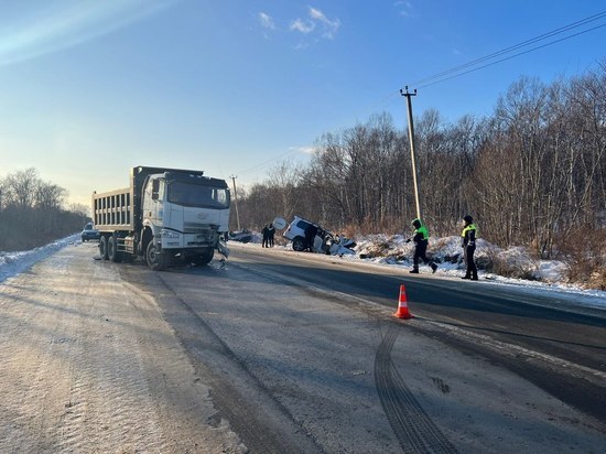 В ГИБДД рассказали подробности ДТП на дороге Лиственничное — Охотское на Сахалине