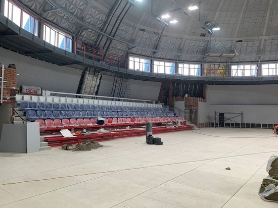 Ремонт зала спорткомплеса "Садко" в Мариуполе завершится к февралю