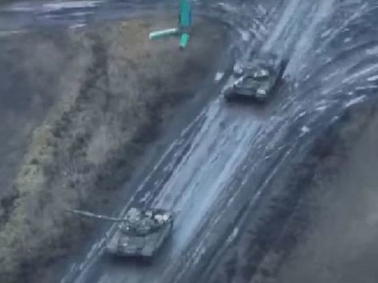 Российские мобилизованные и добровольцы участвовали в танковой дуэли с ВСУ