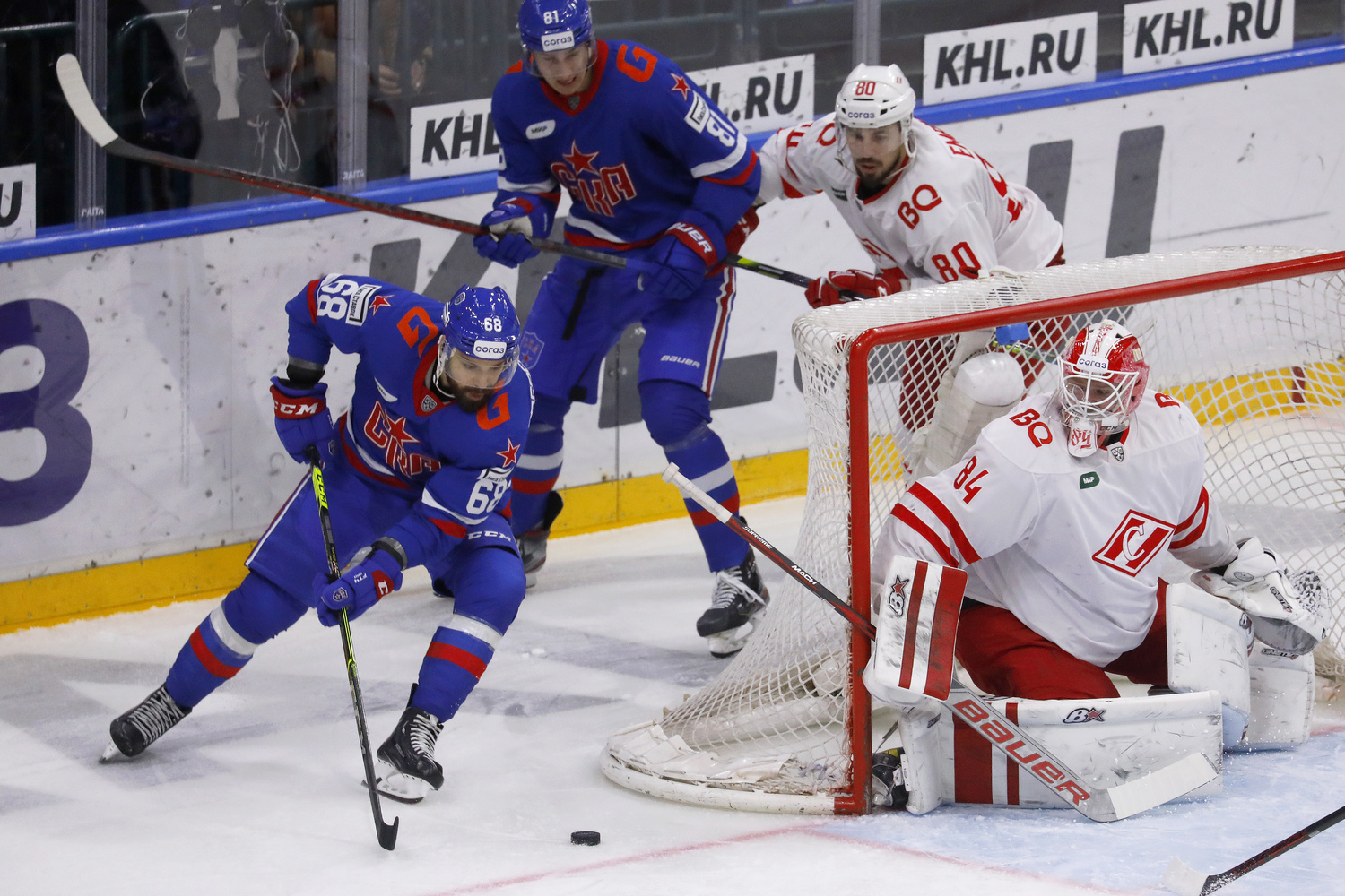 The fourth victory over Spartak this season: SKA beat the Muscovites with a score of 3:2