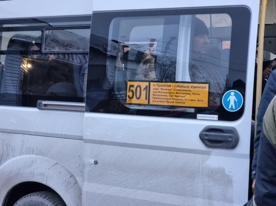 Рейс автобуса из Уренгоя в Новый Уренгой отменили из-за мороза