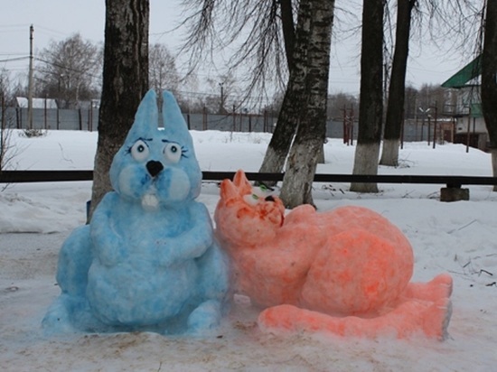 В исправительных учреждениях уголовно-исполнительной системы Костромской области подвели итоги конкурса снежных скульптур