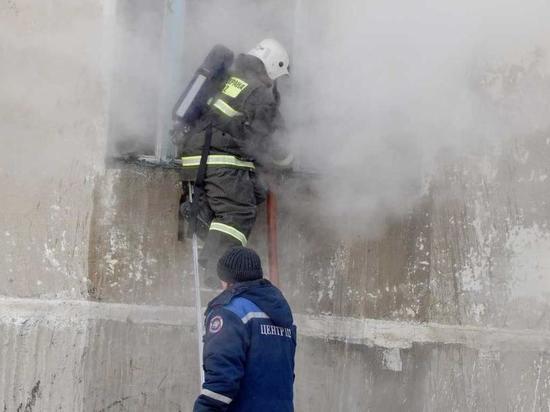 На пожаре в Новомичуринске Рязанкой области пострадала пожилая женщина