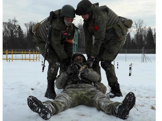 Для мобилизованных на Брянщине провели учения по тактической медицине