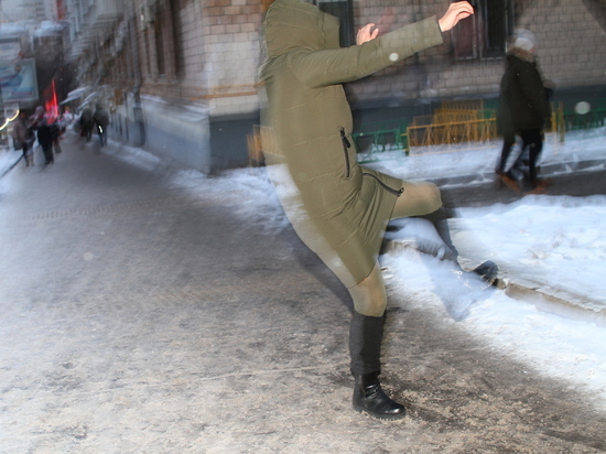 В гигантский каток превратился подмосковный Чехов