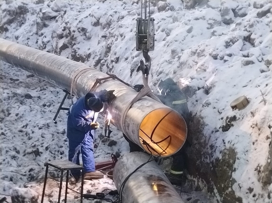 Газовики сварили 12 км трубы из 35 для газификации села Жемкон