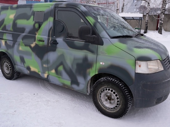 Кузбасские предприниматели отправили бронированную машину в зону проведения СВО