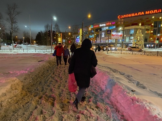 Месиво из талого снега портит жизнь архангелогородцам